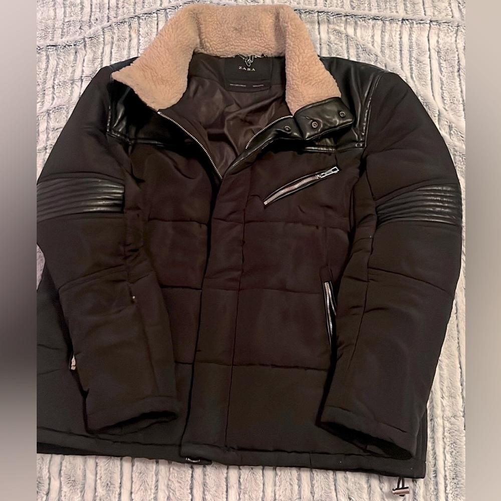 Black winter coat